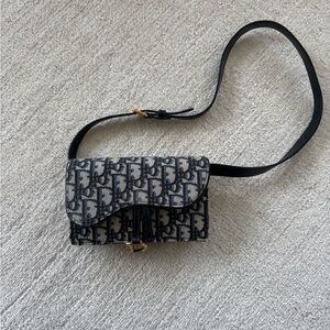 Dior Oblique Saddle Belt Bag